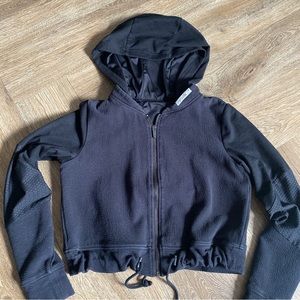Gymshark Textured Cropped Zip Jacket M